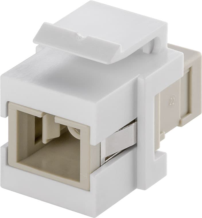 Fibre optique du module Goobay Keystone - 17 mm de large, 2x prise SC simplex
